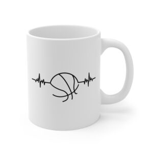 Basketball Heart Beat Mug