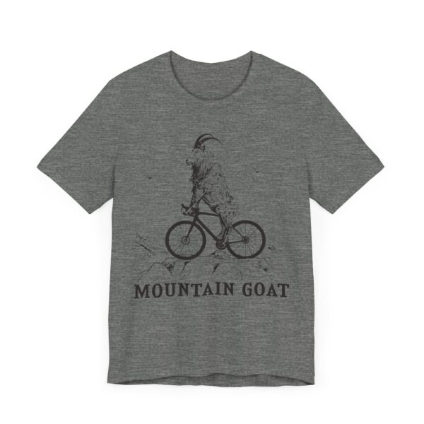 Mountain Goat Riding Bicycle | Funny Mountain Bike Cycling T-shirt