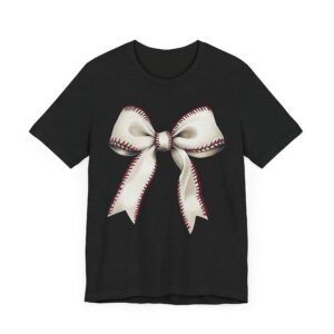 Cute Coquette Baseball Bow T-shirt