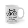 Cycopath Definition | Funny Cycling Mug