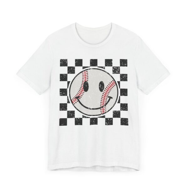 Cute Smiley Face Baseball T-shirt