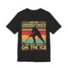 Never Underestimate an Old Man on Ice | Funny Ice Hockey T-shirt