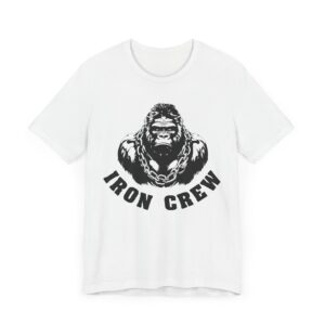 Silverback Gorilla | Iron Crew | Gym and Fitness T-shirt