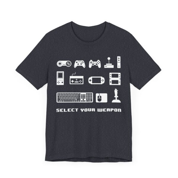 Select Your Weapon | Funny Gaming T-shirt