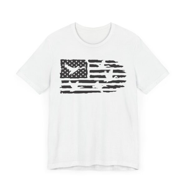 Duck Hunting | American Flag | Hunting T-shirt