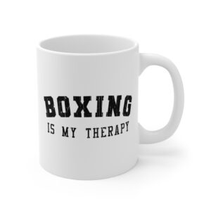 Boxing Is My Therapy | Funny Boxing Mug