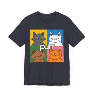 Purr Band | Funny Blur Rock Band Cat T-shirt