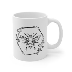 Bee and Wildflowers | Cute Gardening Mug