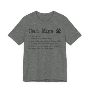 Funny Cat Mom Definition T-shirt