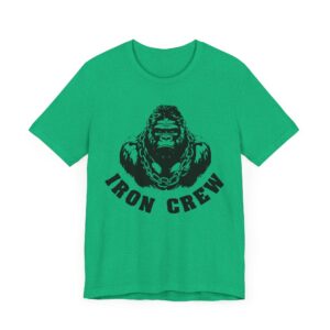 Silverback Gorilla | Iron Crew | Gym and Fitness T-shirt