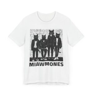 Miawmones Band | Funny Ramones Rock Band Cat T-shirt