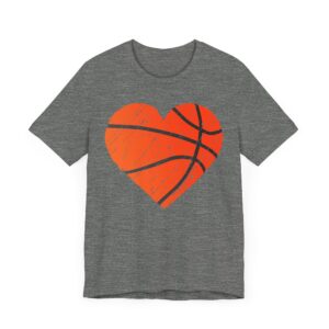 Distressed Basketball Heart T-shirt