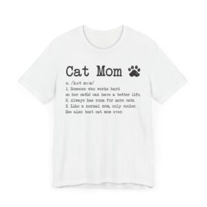 Funny Cat Mom Definition T-shirt