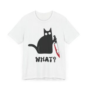 Funny Murder Cat Halloween T-shirt