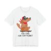 Too Cool for This Planet | Funny Skateboarding Dog T-shirt