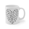 Cute Gardening Heart Shape Mug