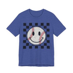 Cute Smiley Face Baseball T-shirt