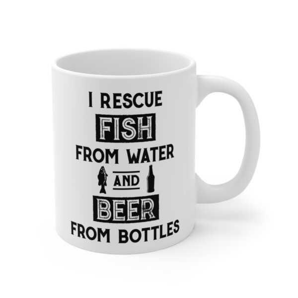 I Rescue Fish from Water and Beer from Bottles | Funny Fishing Mug