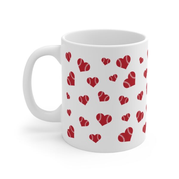 Baseball Love | Cute Baseball Heart Mug