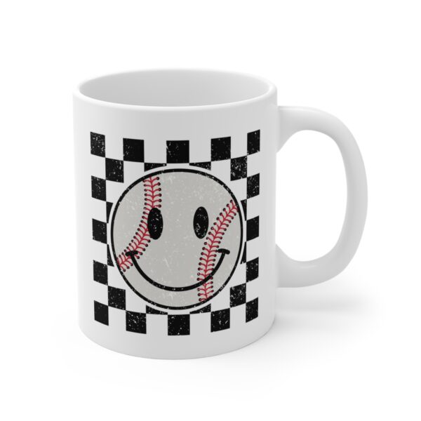 Cute Smiley Face Baseball Mug