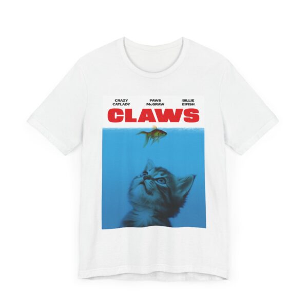 Claws | Funny Jaws Movie Cat T-shirt