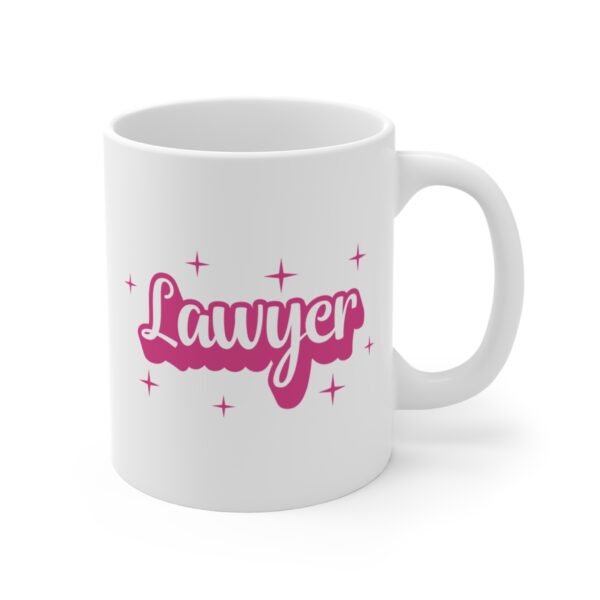 Cute Barbie Girl Doll Lawyer Mug