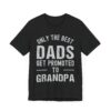 Only the Best Dads Get Promoted to Grandpa | Funny Dad T-shirt