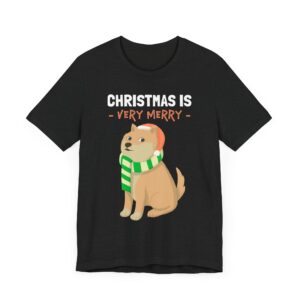 Christmas Is Very Merry | Funny Christmas Dog T-shirt