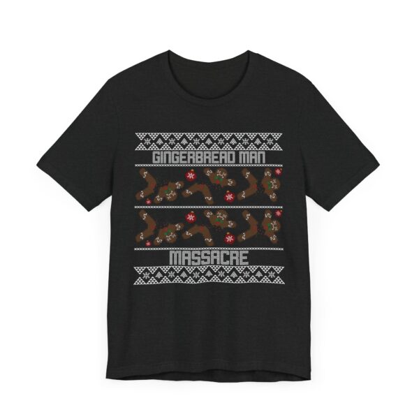 Gingerbread Man Massacre | Funny Christmas T-shirt