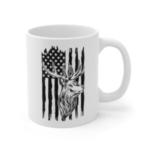 American Flag | Patriotic Hunter | Deer Hunting Mug