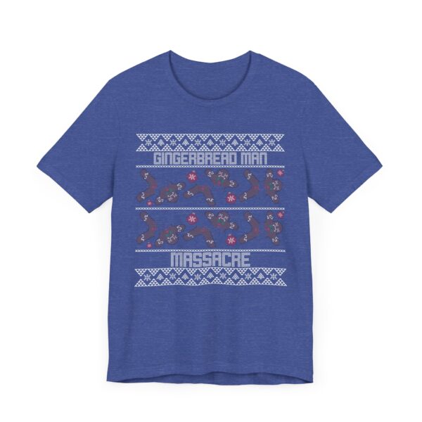Gingerbread Man Massacre | Funny Christmas T-shirt