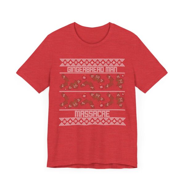 Gingerbread Man Massacre | Funny Christmas T-shirt