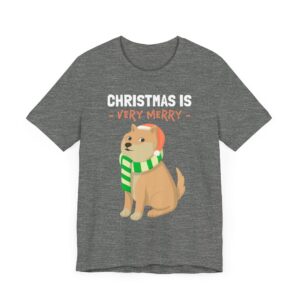 Christmas Is Very Merry | Funny Christmas Dog T-shirt