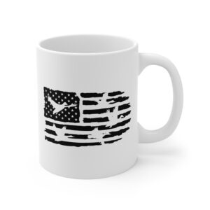 Duck Hunting | American Flag | Hunting Mug