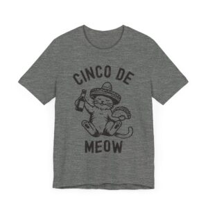 Cinco De Meow | Cinco De Drinko | Funny Cinco de Mayo T-shirt