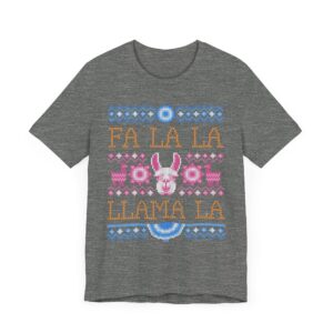 Funny Christmas Llama T-shirt