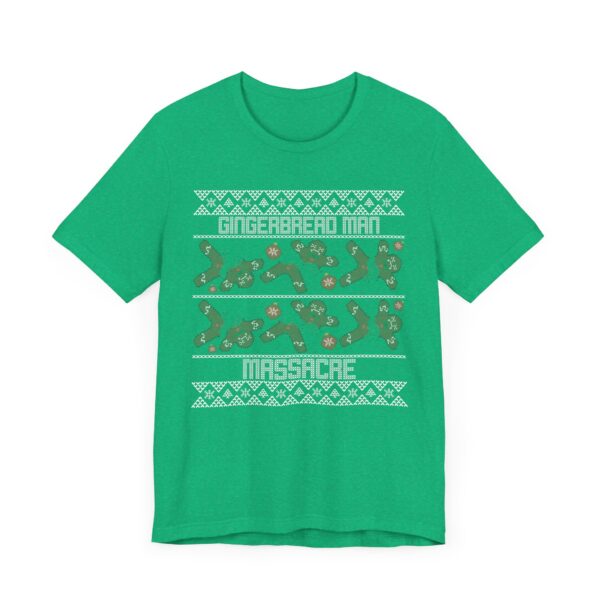 Gingerbread Man Massacre | Funny Christmas T-shirt
