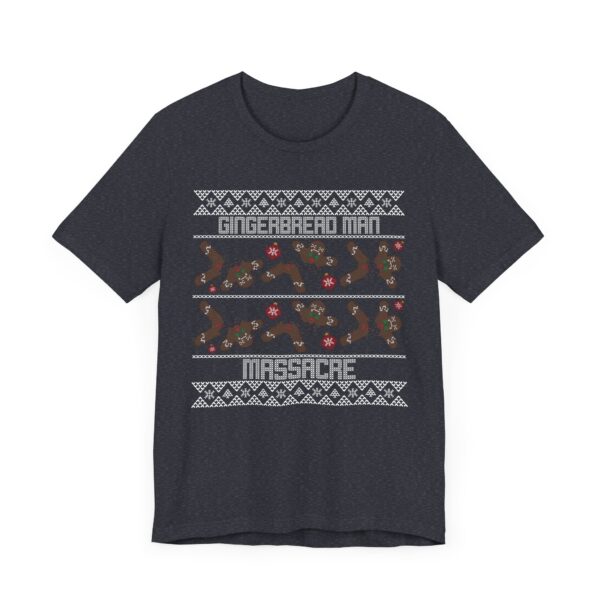 Gingerbread Man Massacre | Funny Christmas T-shirt