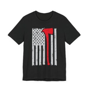 Thin Red Line | Firefighter Axe | Firefighter T-shirt