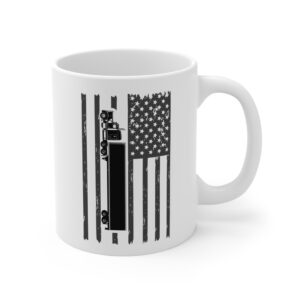 American Flag | Patriotic Truck Driver Mug