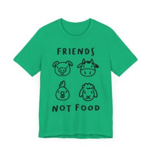 Friends Not Food | Cute Vegan T-shirt