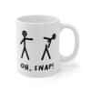 Oh Snap | Funny Stick Man Mug