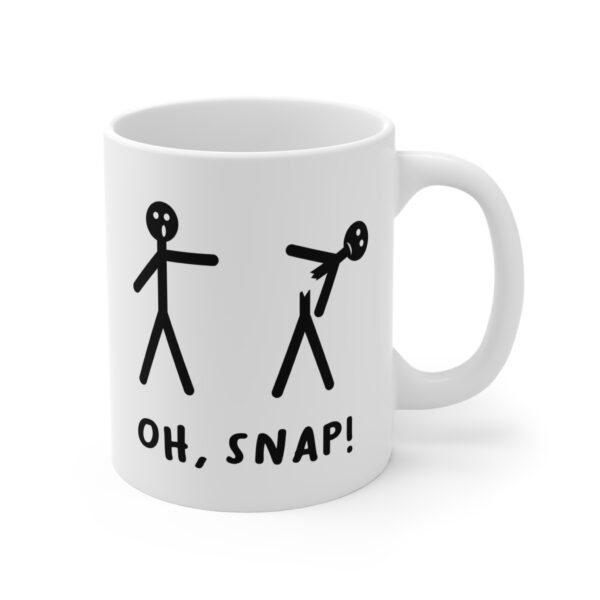 Oh Snap | Funny Stick Man Mug
