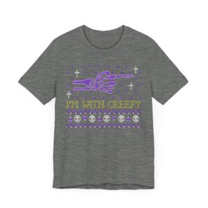 I’m with Creepy | Funny Halloween T-shirt