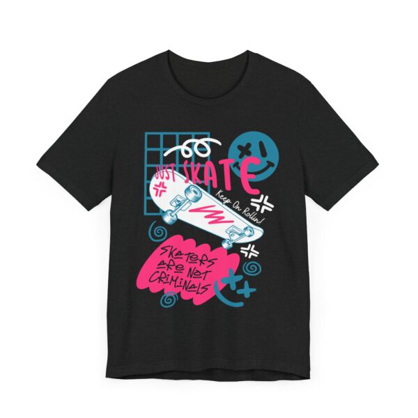 Just Skate | Brutalism Skateboarding Streetwear T-shirt