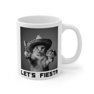 Let’s Fiesta | Cinco de Meow | Cinco de Drinko | Funny Cinco de Mayo Mug