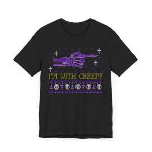 I’m with Creepy | Funny Halloween T-shirt