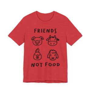 Friends Not Food | Cute Vegan T-shirt