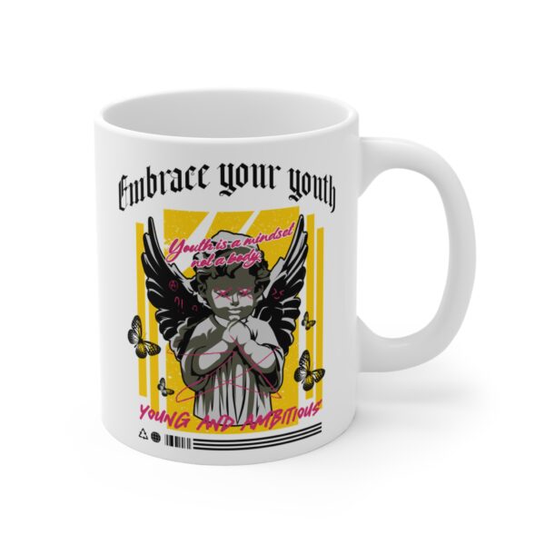 Embrace Your Youth | Brutalism Street Style Mug