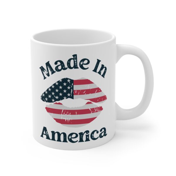 Made in America | American Kiss | Independence Day Mug